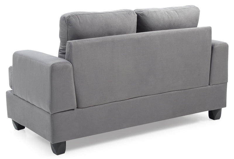 Stylish Transitional Loveseat For Two