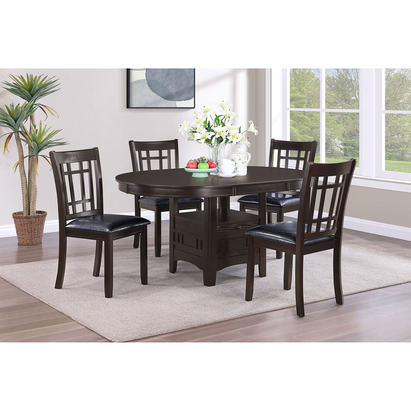 Hester - 5 Piece Dining Set - Espresso