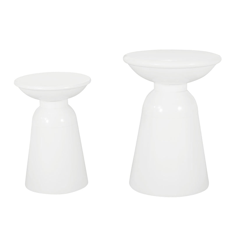 Serenita - Outdoor Side Tables With Flared Design (Set of 2)