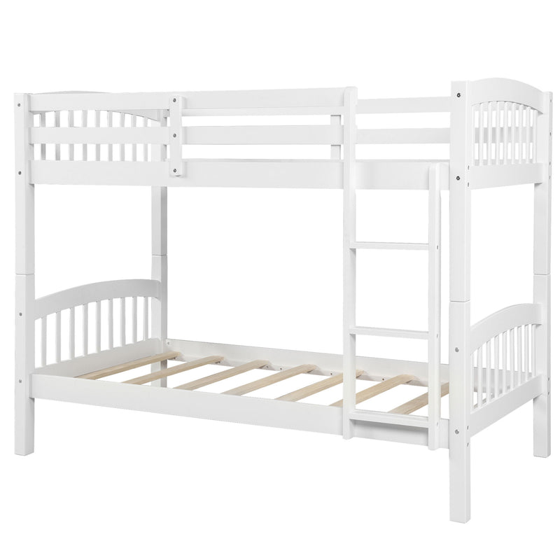 Solid Construction Bunk Bed With Ladder