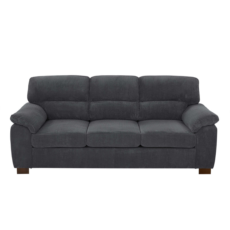 Vintage Inspired 3 Seat Sofa With Tufted Cushions