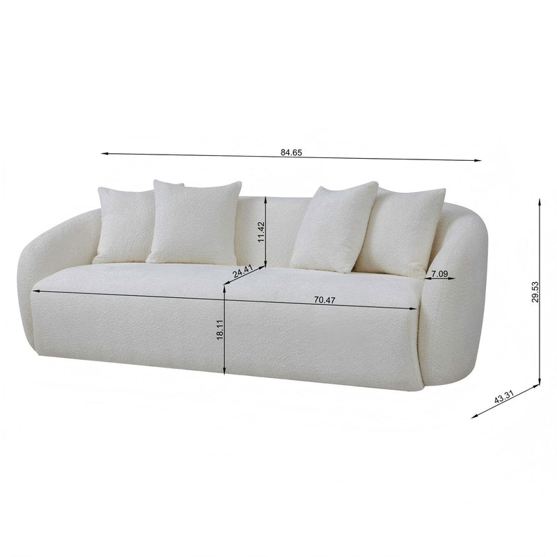 Linden - Sofa - Ivory