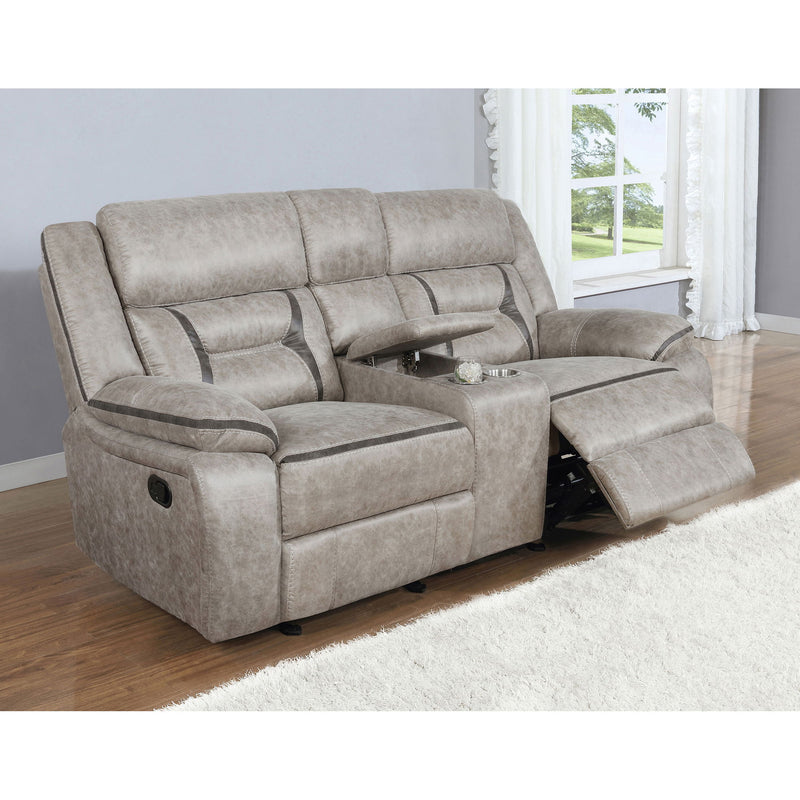 Brazelton - Glider Loveseat With Console