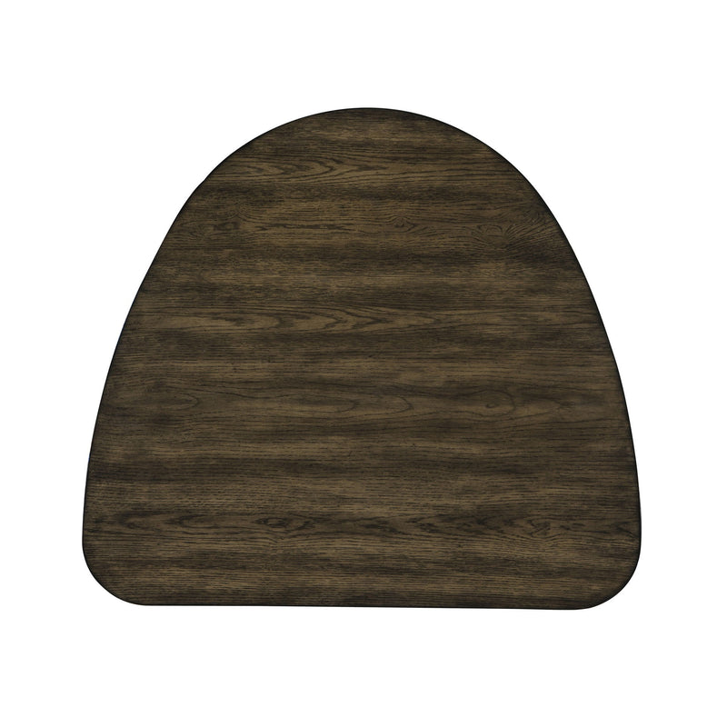Rex - Guitar Pick Corner Table - Walnut Brown