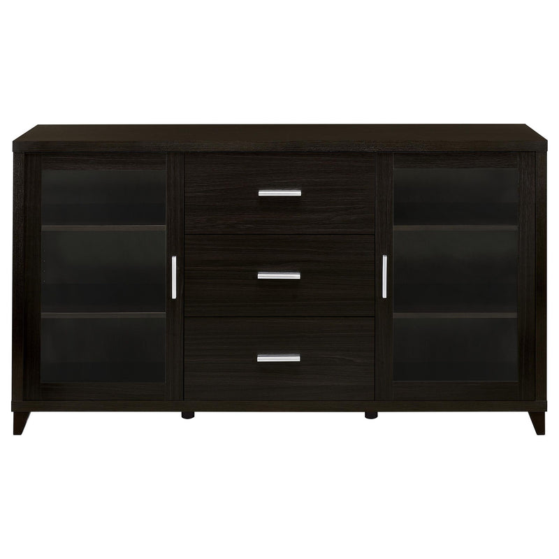 Nyler - 3 Drawer Rectangular TV Console - Cappuccino