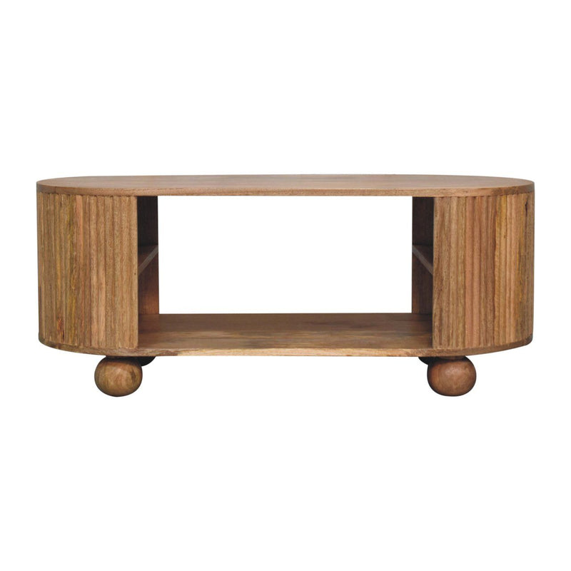 Soba - Ball Open Coffee Table - Oak