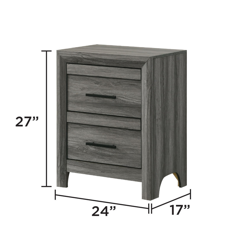 Denver - 2 Drawer Nightstand