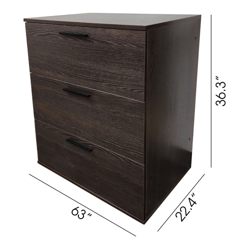 Morgan - 3 Drawer Modular Jumbo Chest