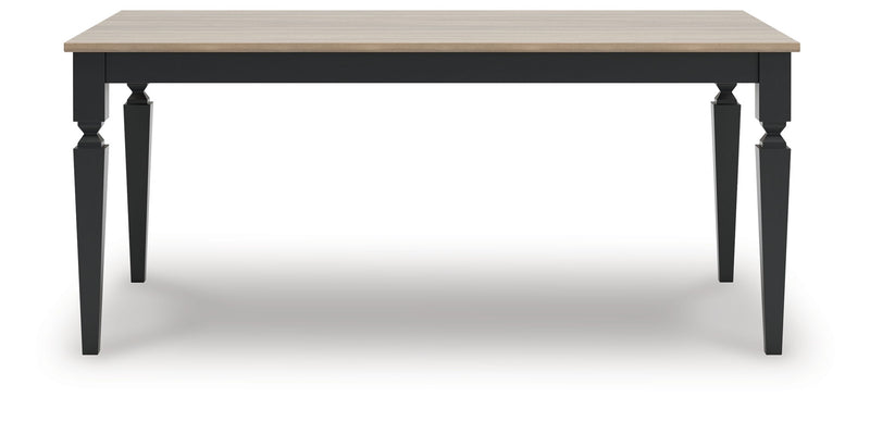 Brenkerton - Rectangular Dining Room Table - Grayish Brown / Black