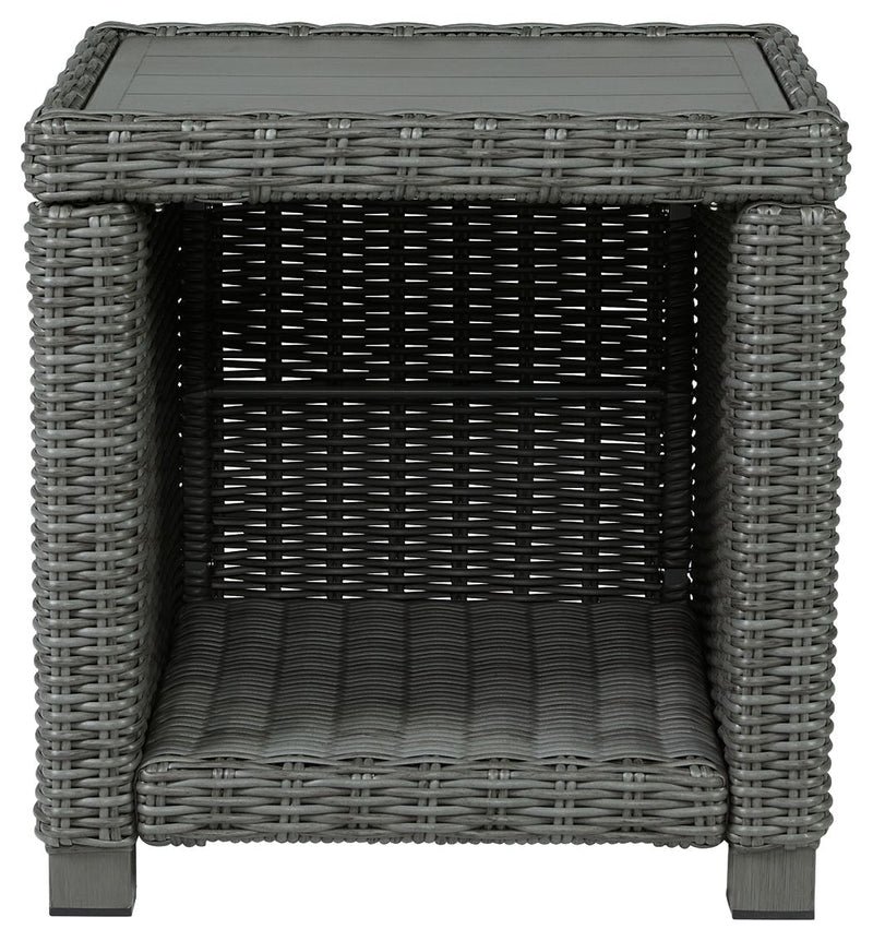 Elite Park - Square End Table - Gray