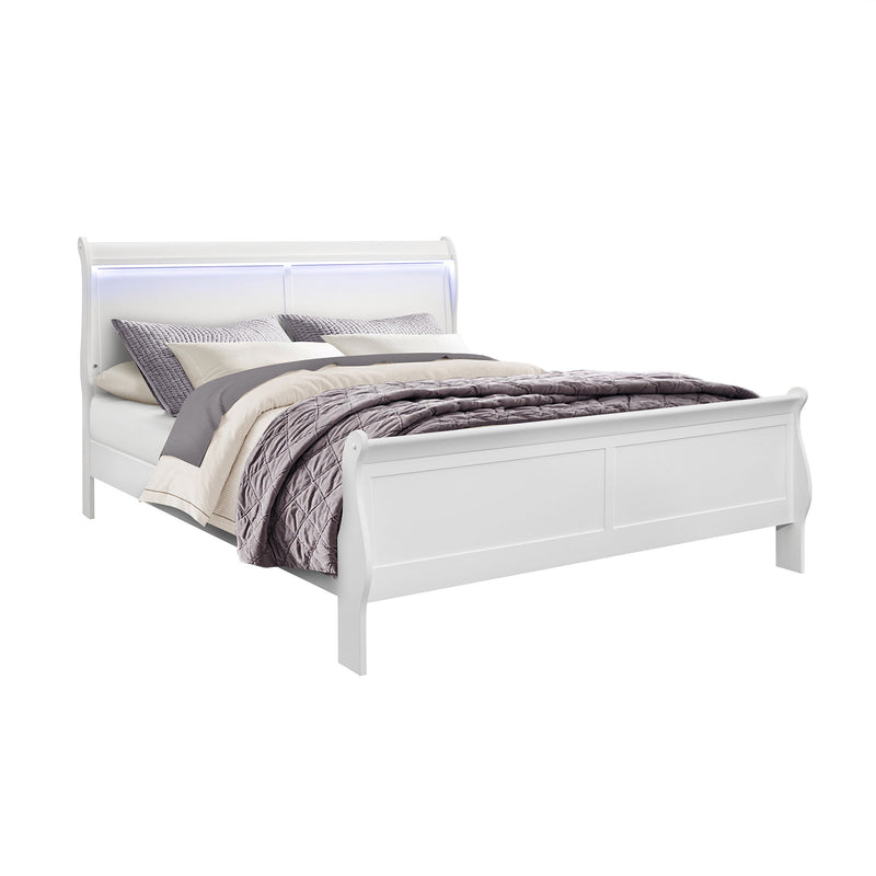 Charlston - 5 Piece Bedroom Set With LED Headboard
