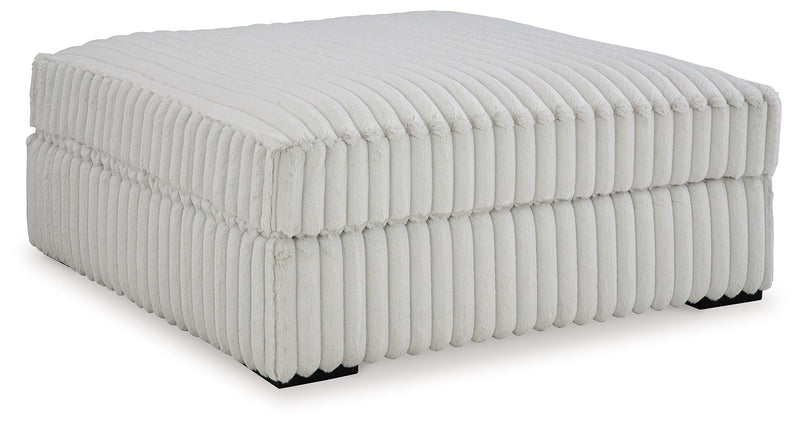 Stupendous - Oversized Accent Ottoman - Alloy