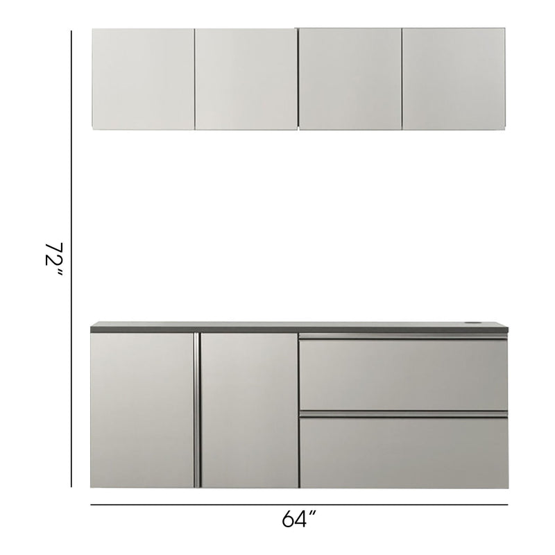 Nova Series - Garage Cabinet Set C - Dark Gray