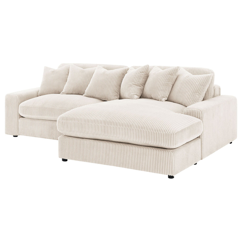 Upton - Reversible Sectional Sofa With Oversized Chaise - Sand