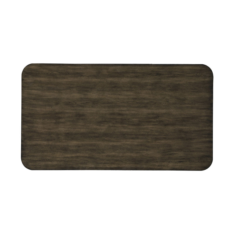 Rex - 72" Fixed Top Rectangle Dining Table - Walnut Brown