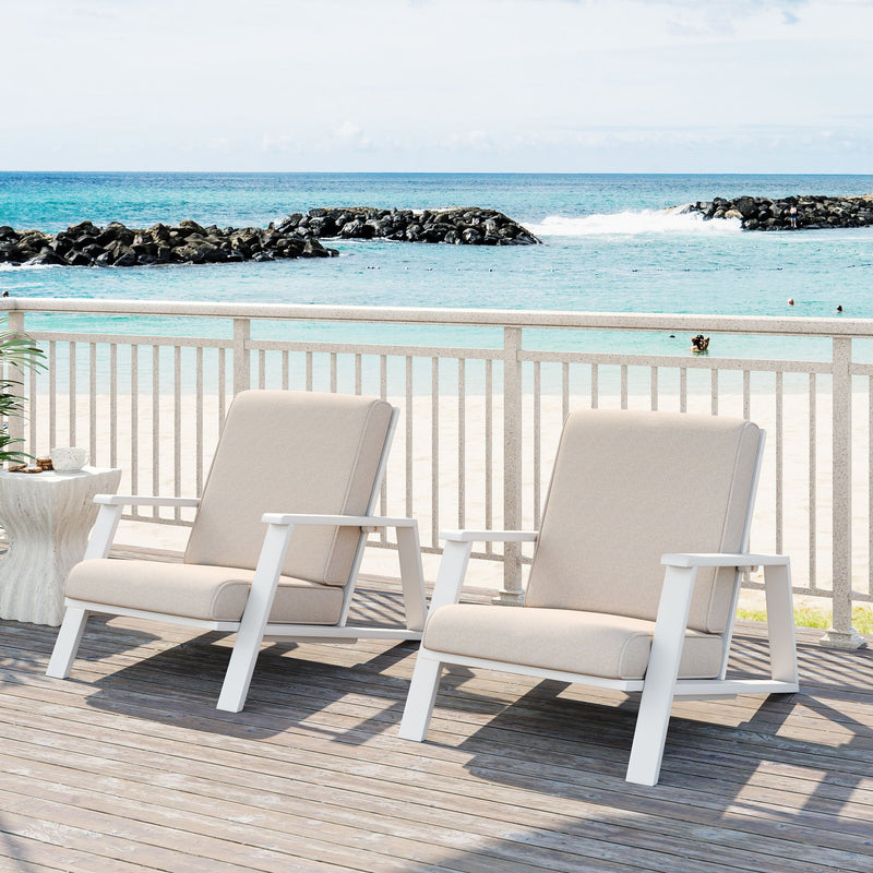Outdoor Patio Lounge Chair (Set of 2)