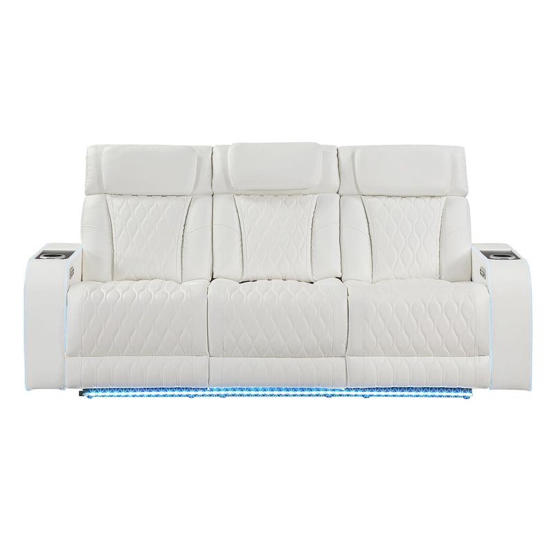 Electra - Power Reclining Set With Power Headrests, Massage And LED Lighting