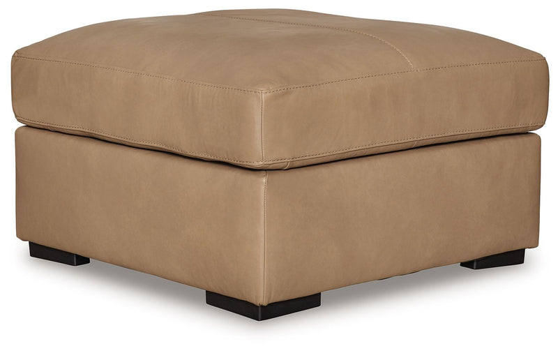 Bandon - Oversized Accent Ottoman - Toffee