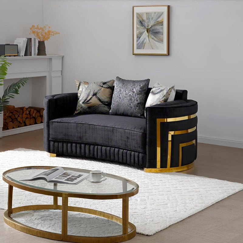 Soledad - Loveseat - Black