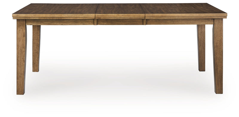 Urbinforte - Dining Room Butterfly Extension Table - Light Brown
