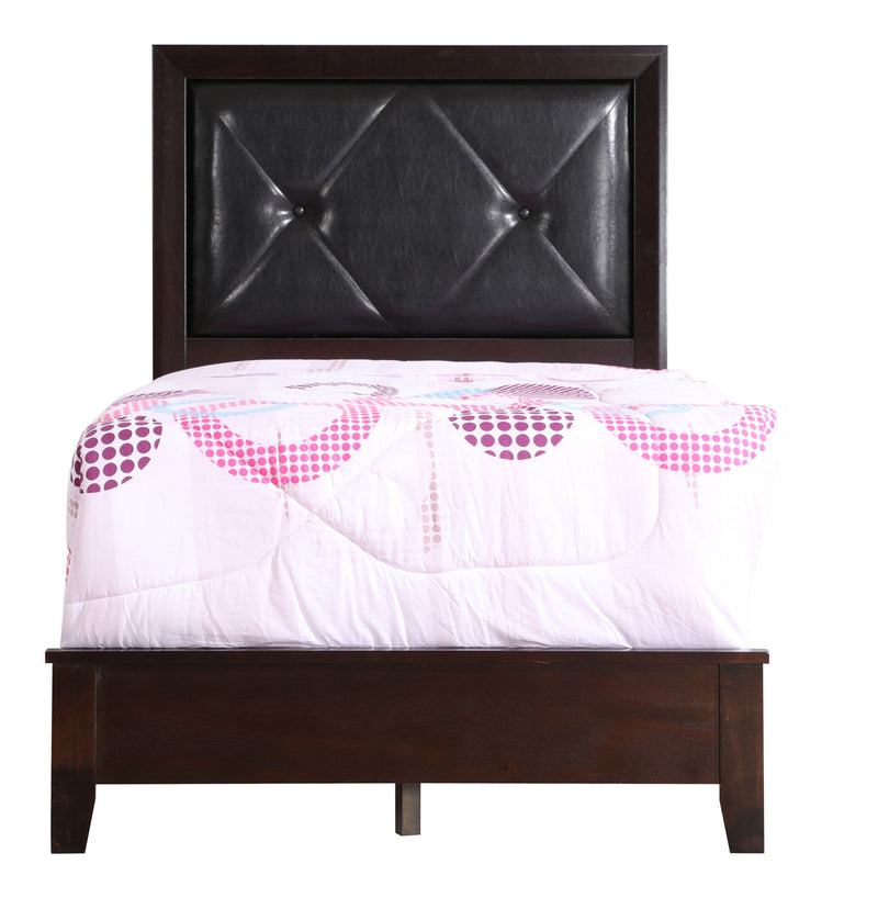 Padded Headboard Bed