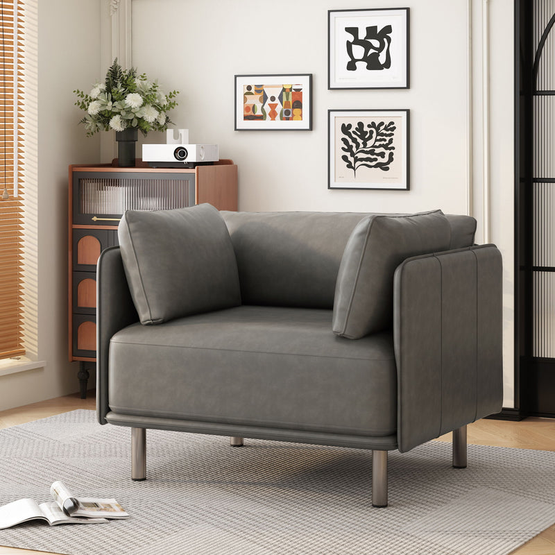 Vintage Modern Aesthetic Appeal Lounge Chair