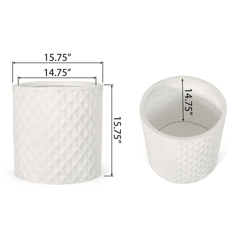 Planter - Antique White