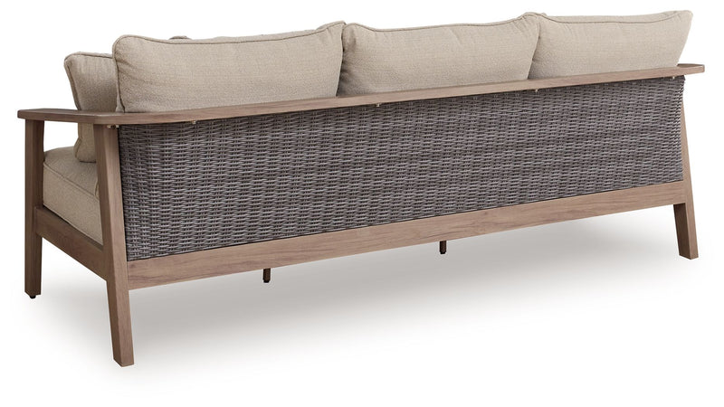 Harmony Headlands - Sofa With Cushion - Natural / Gray