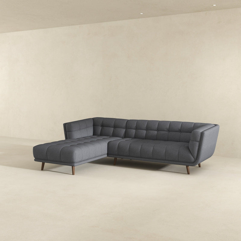 Addison - L Shape Sectional Sofa Tufted