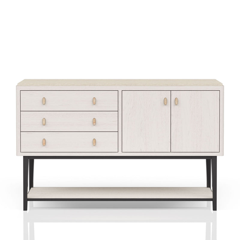 Server With Base - White