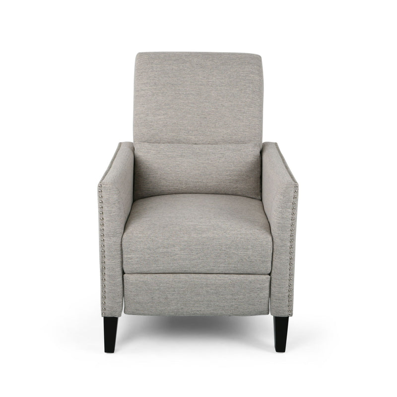 Kiersten - Contemporary Fabric Pushback Recliner