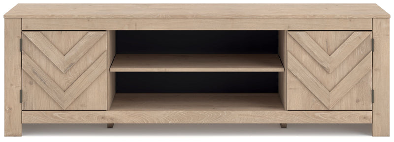 Cayboni - LG TV Stand With Fireplace Option