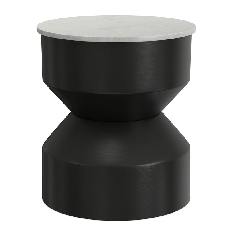 Maxine - Side Table - Black White